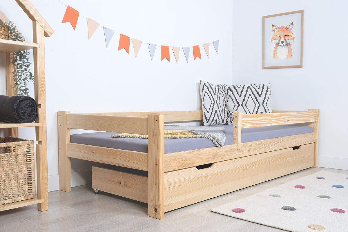 Ourbaby® 273-0 Paul posteľ bez úložného priestoru 180x80 cm prírodná