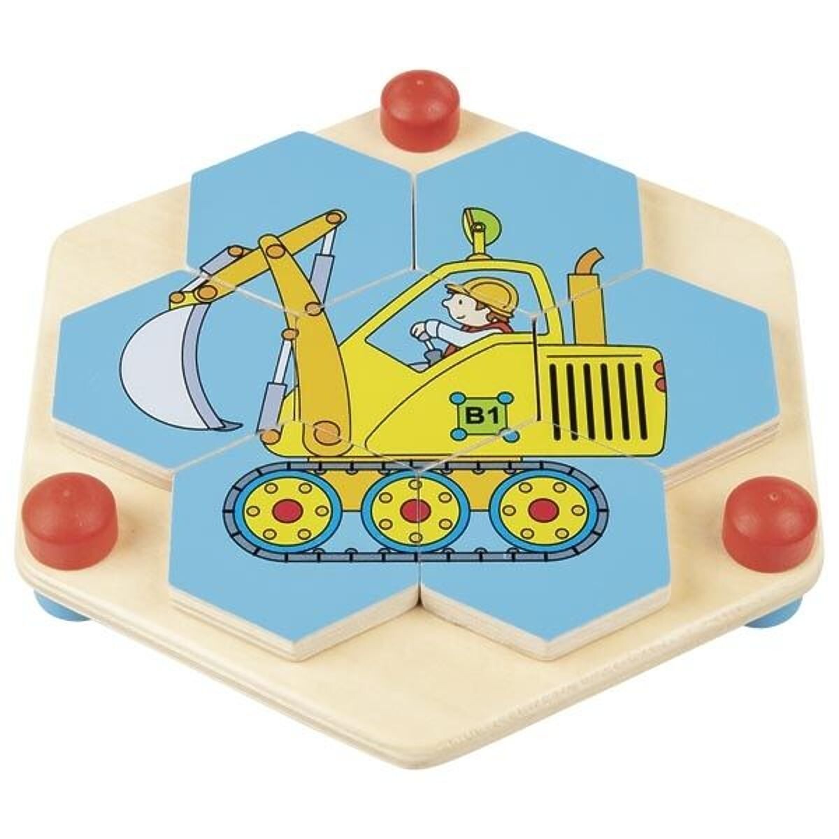 Goki hexagonálne puzzle vozidlá
