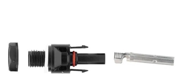 MOREDAY Konektor MC4 1000V/20A (2,5-6 mm²) Veľkosť: samec