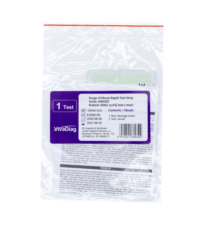 Kratom (KRA) test - VivaDiag - 1 kusov antigénové testy