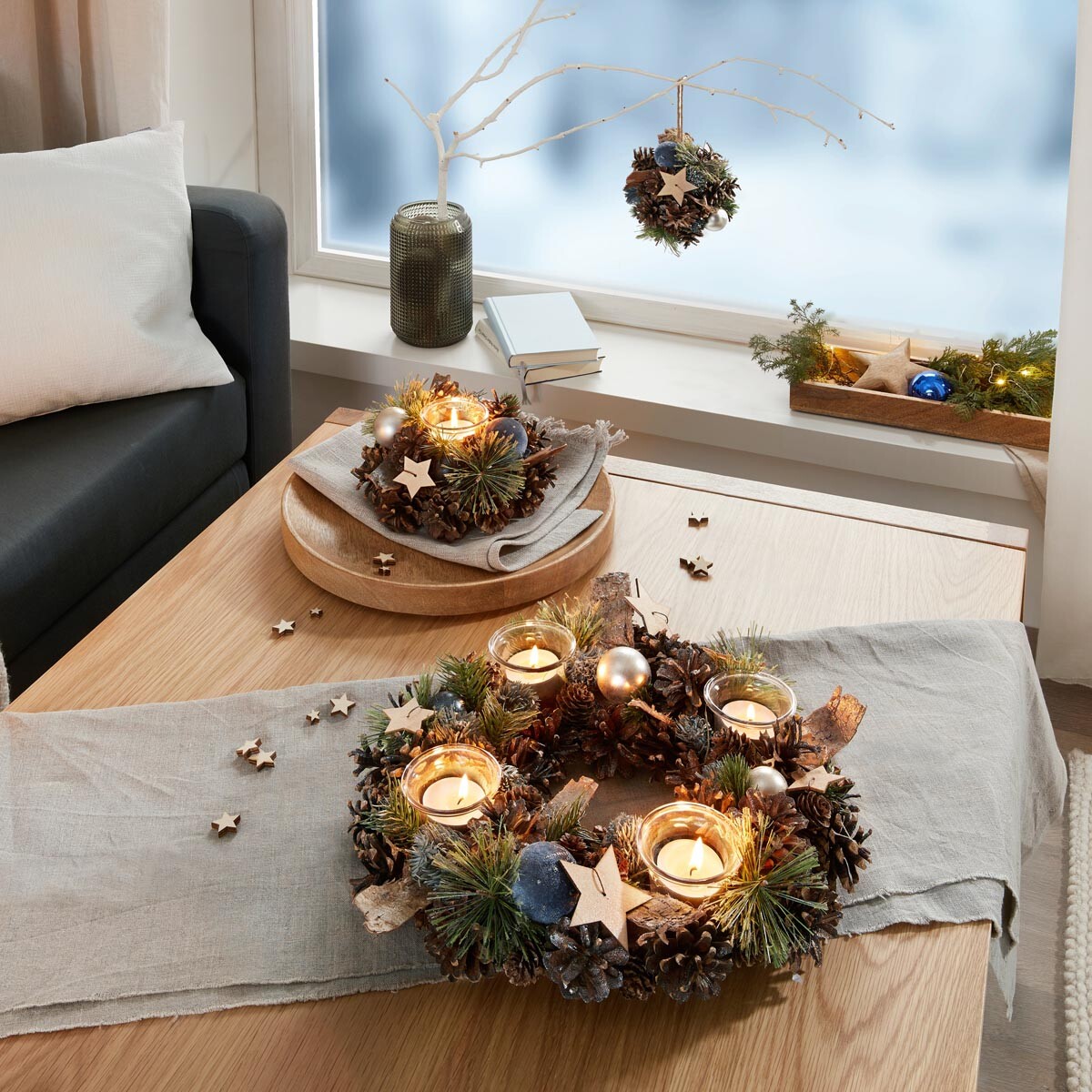 Dekorácia Atmosféra, súprava 3 ks