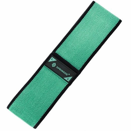 Fitness guma na cvičenie Hip Band - L - 2x43 cm - zelená