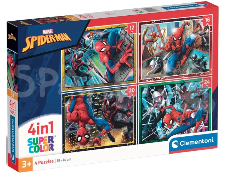 Clementoni Puzzle 4v1 Spiderman