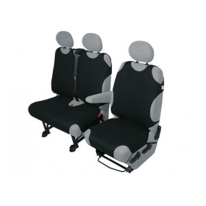 Autotričko VAN - čierne 1+2 bavlnené (2ks)