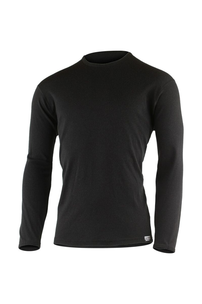 Lasting BELO 9090 čierna vlnená merino mikina Veľkosť: XXL 8595067883779