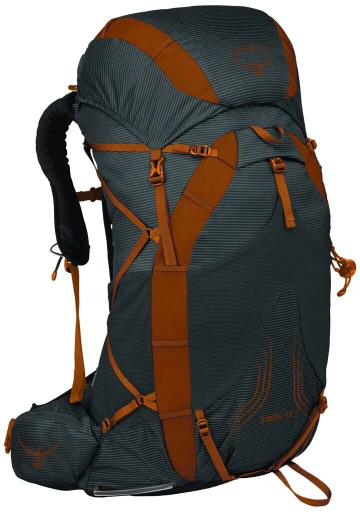 Osprey EXOS 38 dark charcoal grey Veľkosť: S/M 810165740396