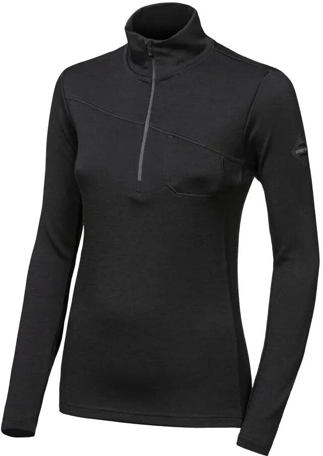 SENSOR MERINO EXTREME UP dámska mikina dl.rukáv zips čierna Veľkosť: S