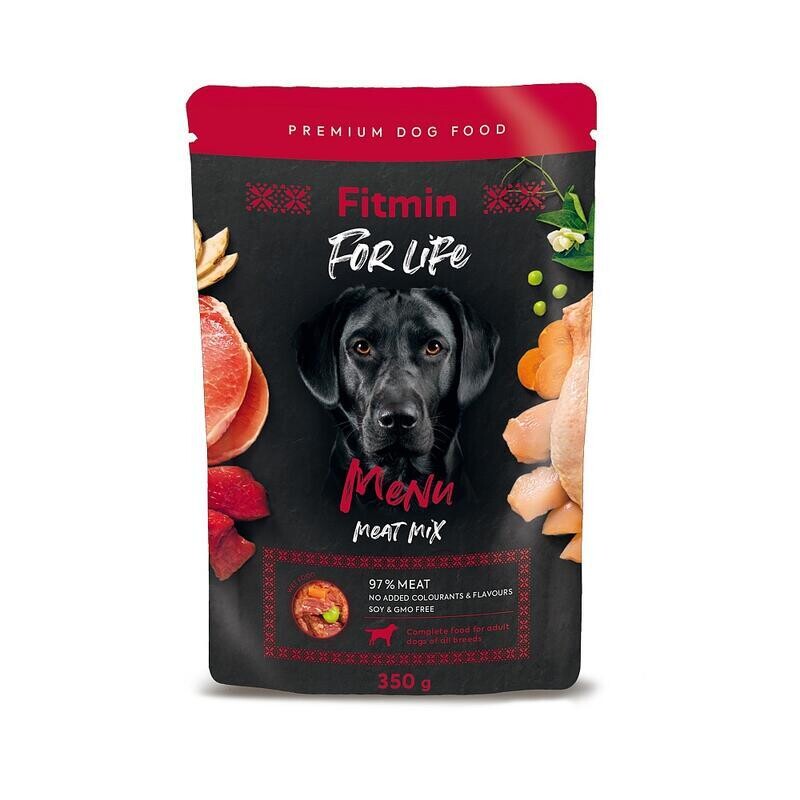 Fitmin dog For Life MENU meat mix pouch 350 g