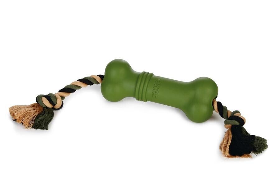 Beeztees Hračka Sumo Fit Bone zelený 20X6X6cm