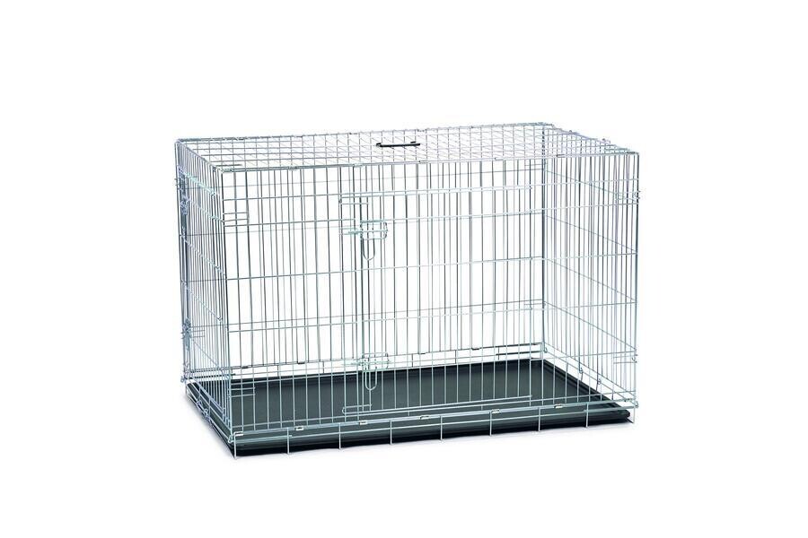 Drátěná klec dva vchody 120x76x82cm