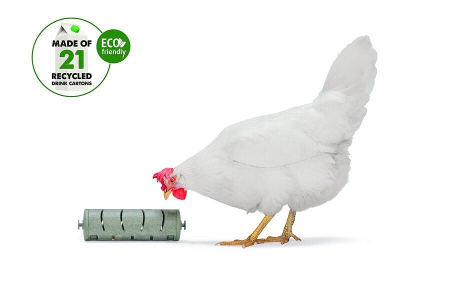 Beeztees Snack Roller Krmítko pro drůbež šedé 22,5 cm