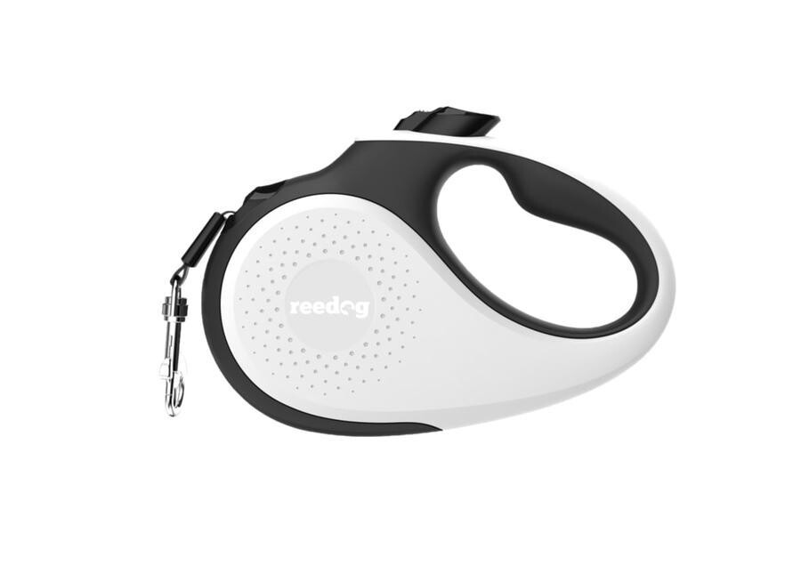 Reedog Senza Premium samonavíjecí vodítko L 50kg / 5m páska / bílé