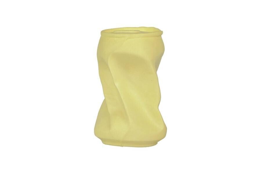 Eco friendly hračka pro psy plechovka žlutá, 16cm/110g