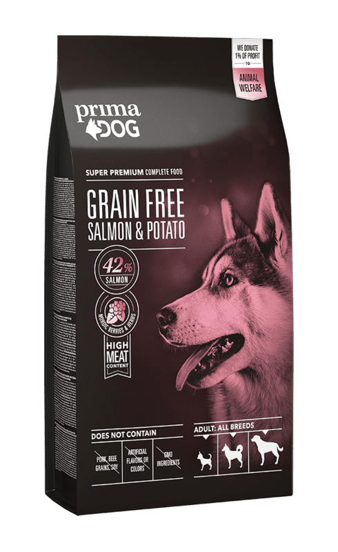 PrimaDog Grain-Free Adult All Breeds Salmon & Potato