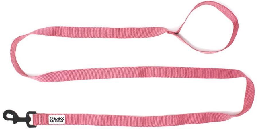 Bamboo Zoom Vodítko pro psy růžové L