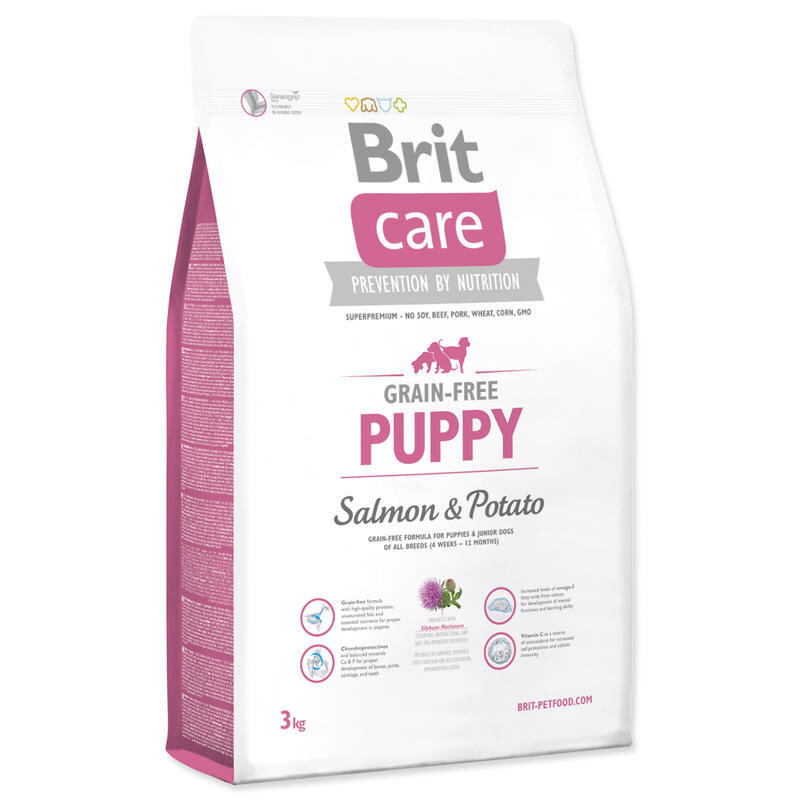 Granule BRIT Care Grain-Free Puppy Salmon & Potato 3kg