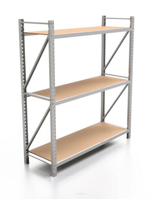 Priemyselný regál 250x180x60 3 police - Štartovací segment