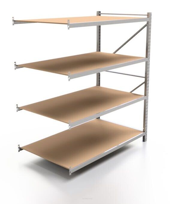 Priemyselný regál 250x180x100 4 police - Dodatkový segment