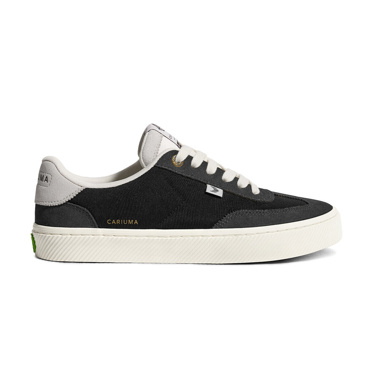 Pánské volnočasové boty Cariuma TOCA Ash Grey Suede Black Nylon Sneaker