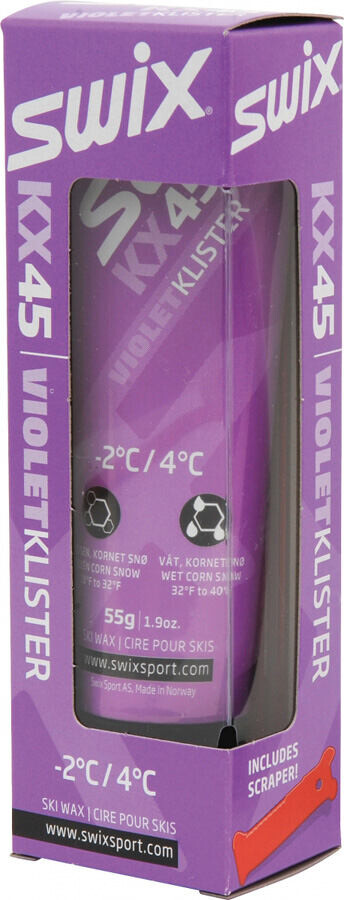 Klister Swix KX45 Violet Klister, -2C to 4C vosk 55 g