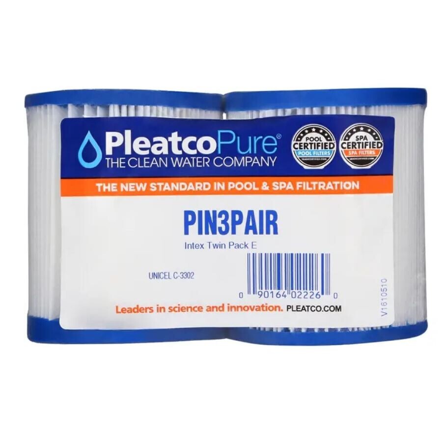 Pleatco PIN3-PAIR filtračná kartuše pre bazény, vírivky a SPA (Intex E, Unicel: C-3302) 2 ks