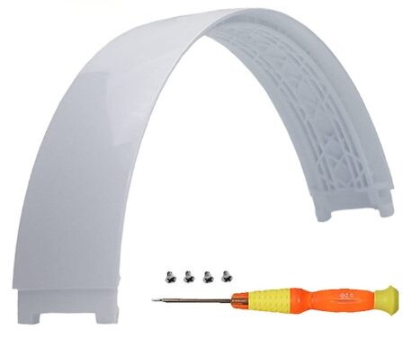 Hlavový most na sluchátka Beats Studio 2.0 a Beats Studio 3.0 Horní časť - Lesklá biela, plast