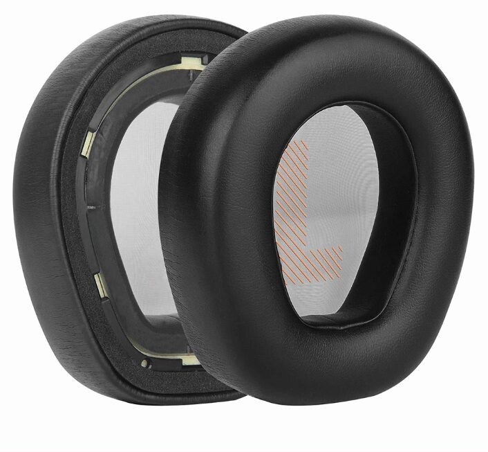 Náhradné náušníky pre slúchadlá JBL Quantum ONE - Čierne, kožené