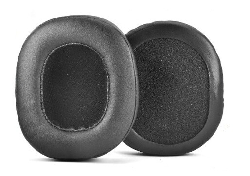 Náhradné náušníky pre slúchadlá OneOdio A70, A71 - Čierne, kožené