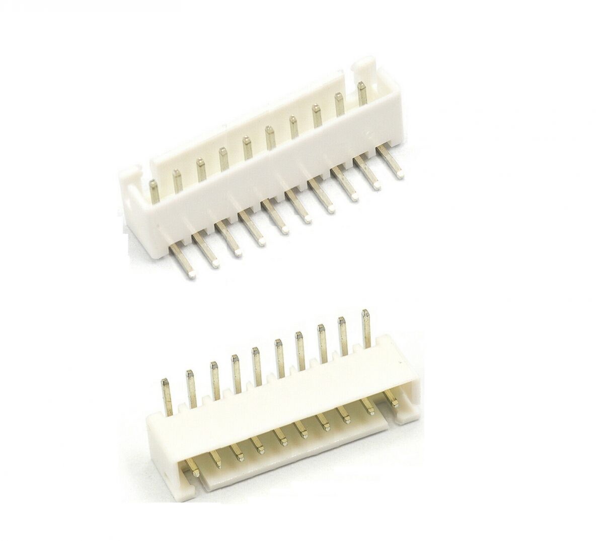 JST XH 2,54 mm 10-pin konektor na DPS - Pravý uhol