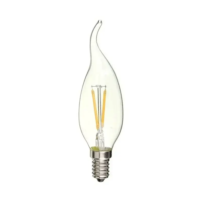 LED žiarovka AMPSS02 Filament, E14 2W, teplá biela