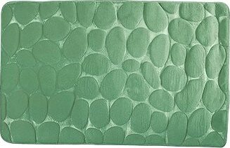 MSV Koupelnová předložka Pebbles 50 × 80 cm zelená