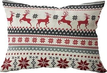 Kaptan Povlak na polštář Vánoce bílé, 70 × 90 cm