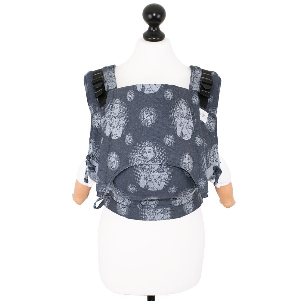Detské nosítko Fidella Fusion Babysize Cupcake Kiss - sivé