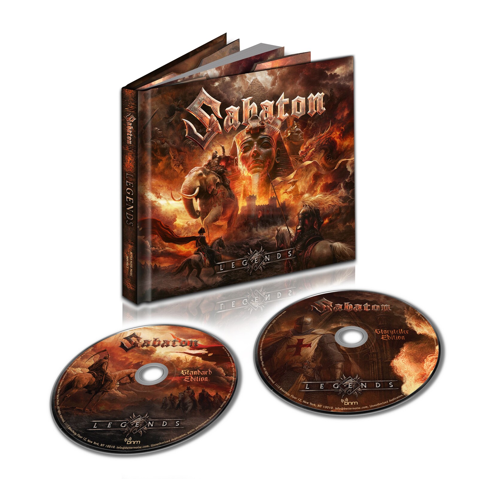 Sabaton, LEGENDS, CD