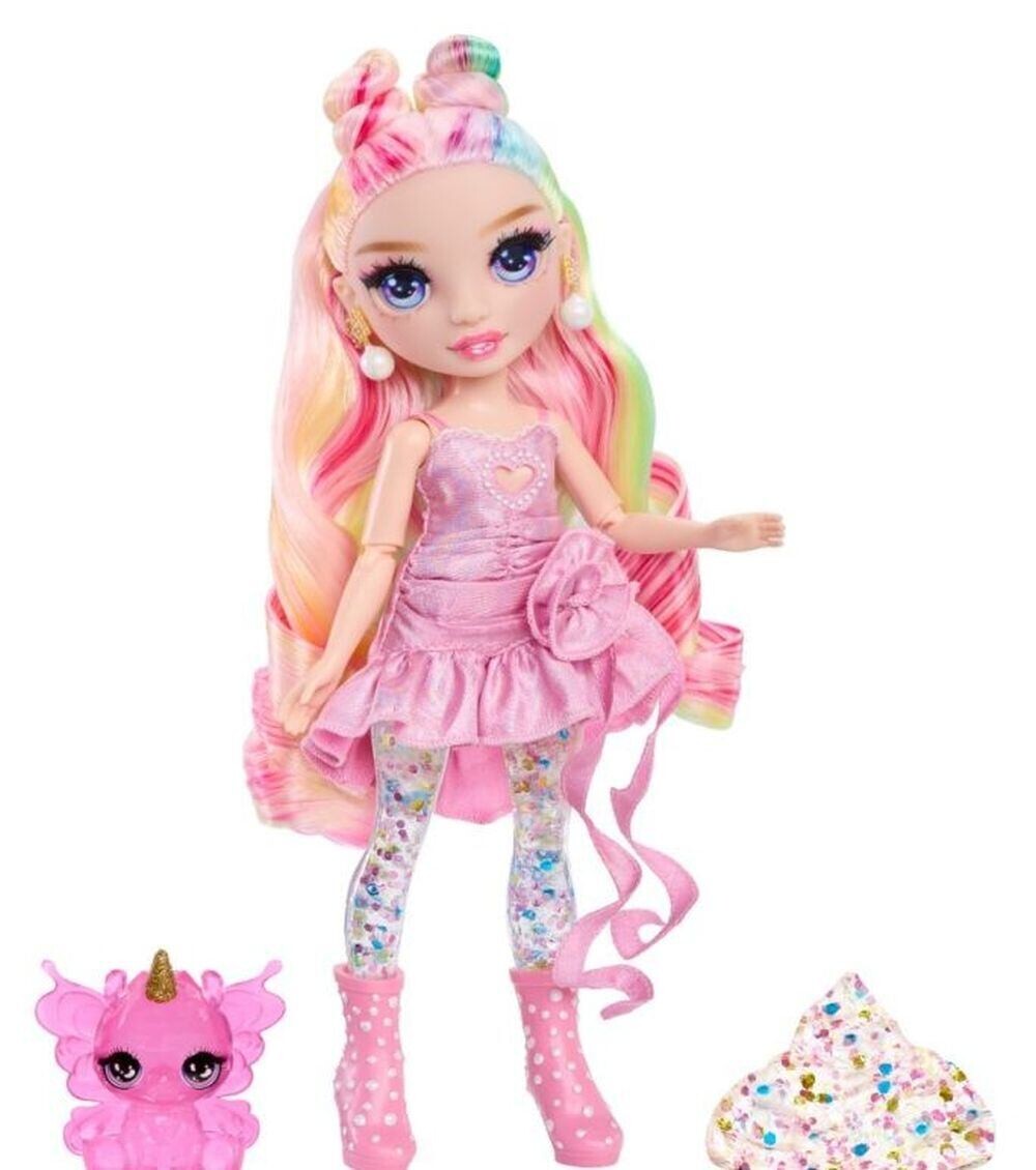 Rainbow High Bábika so slizom a trblietkami - Bella (pink)