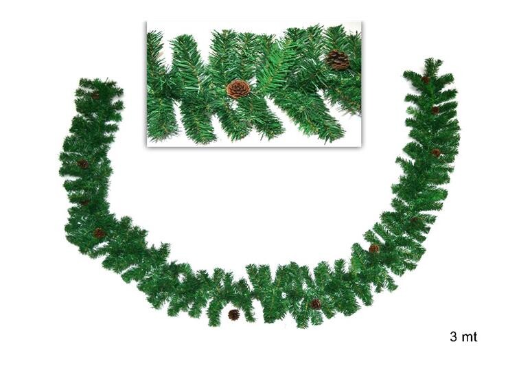 MAKRO - Girlanda 3m zelená