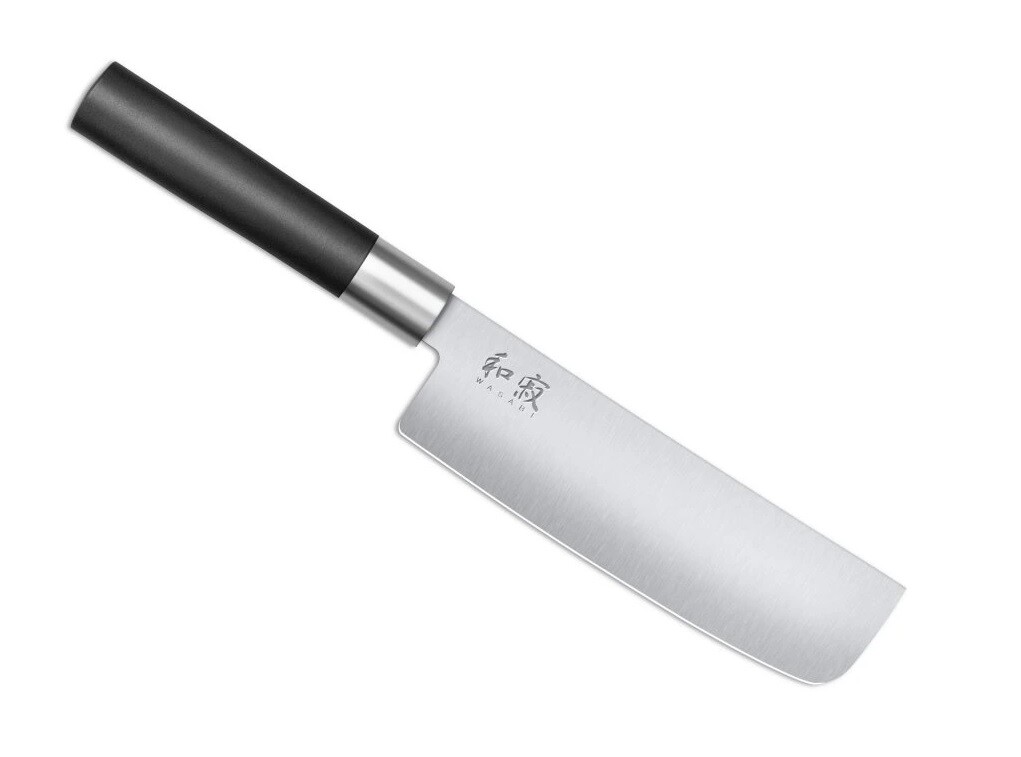 KAI Wasabi Black Nakiri kuchynský nôž 16,5 cm