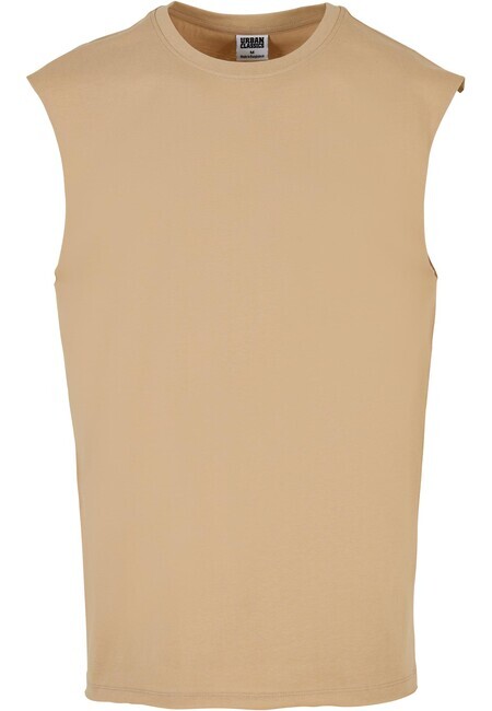 Urban Classics Open Edge Sleeveless Tee unionbeige - M