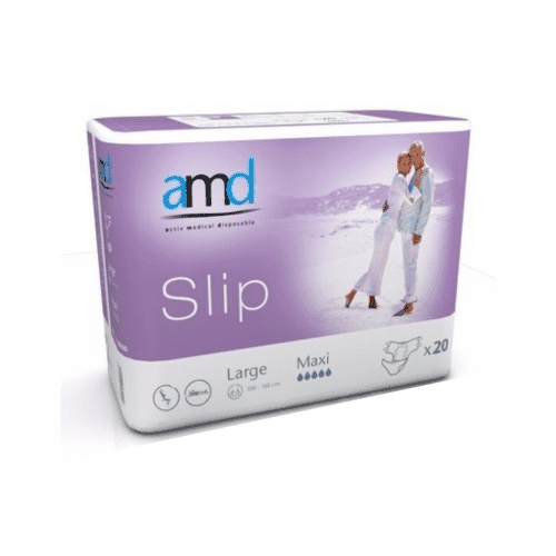 AMD Slip maxi large inkontinenčné plienky obvod bokov 100 - 160 cm nasiakavosť 3700 ml 20 ks