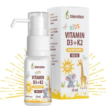 BLENDEA Kids vitamin D3 + K2 kvapky pre deti 10 ml