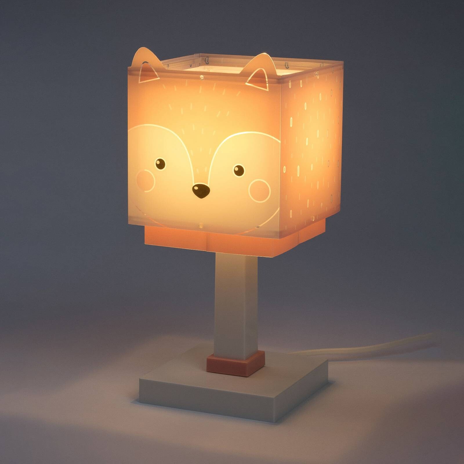 Detská stolová lampa Little Fox, G4, šírka 14 cm