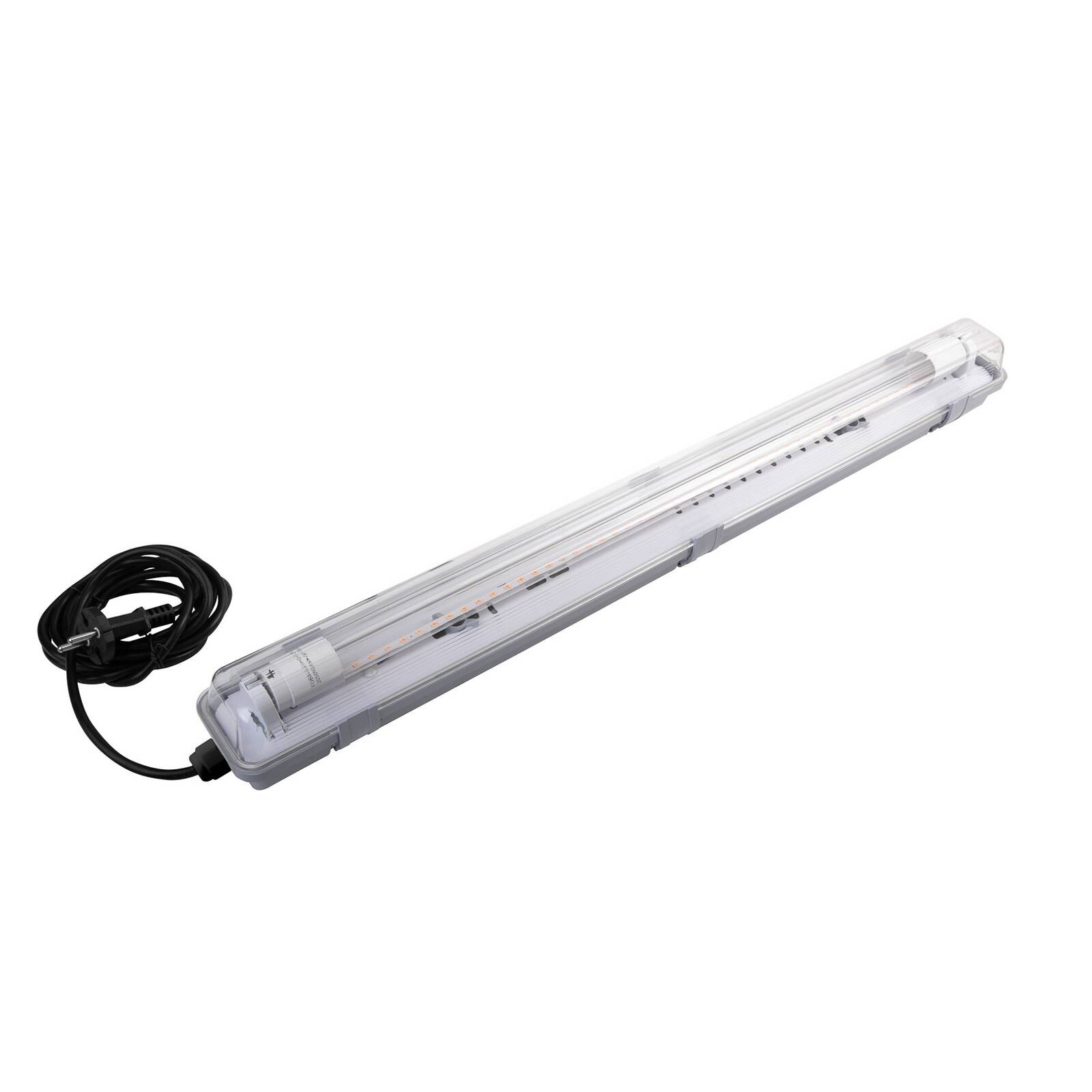 MEGAMAN rastlinná lampa Rocca, šírka 7 cm, 1 x T8, IP65