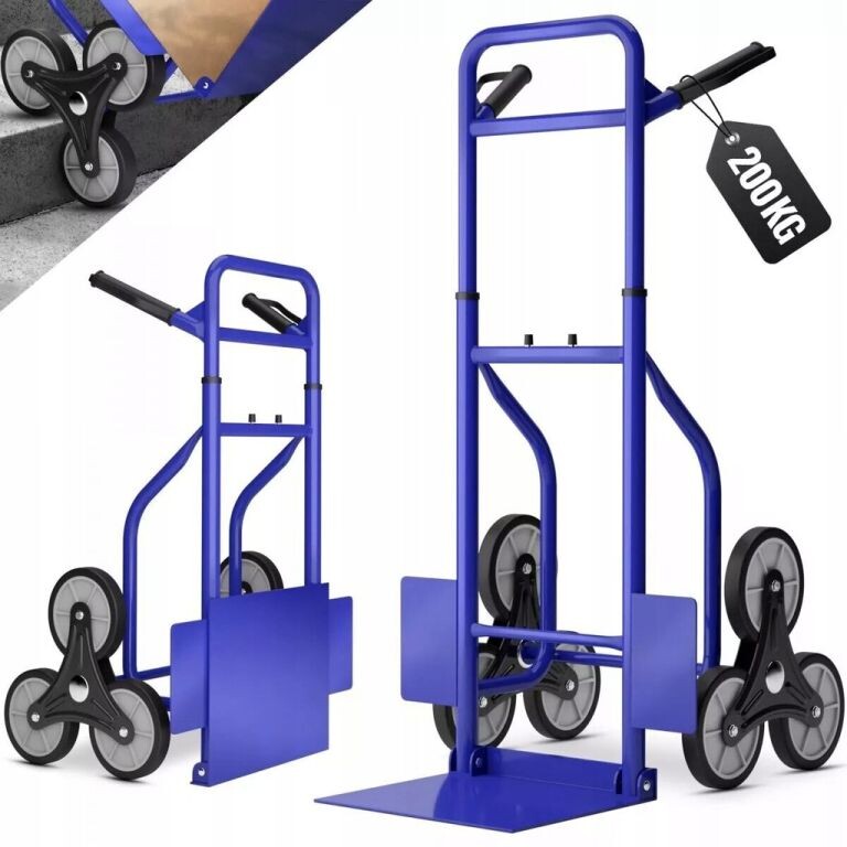 Schodolez, 3-kolesový, hliníkový vozík, nosnosť 200 kg