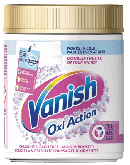 VANISH OXI ACTION - Prášok na bielenie a odstránenie škvŕn 0,9 kg