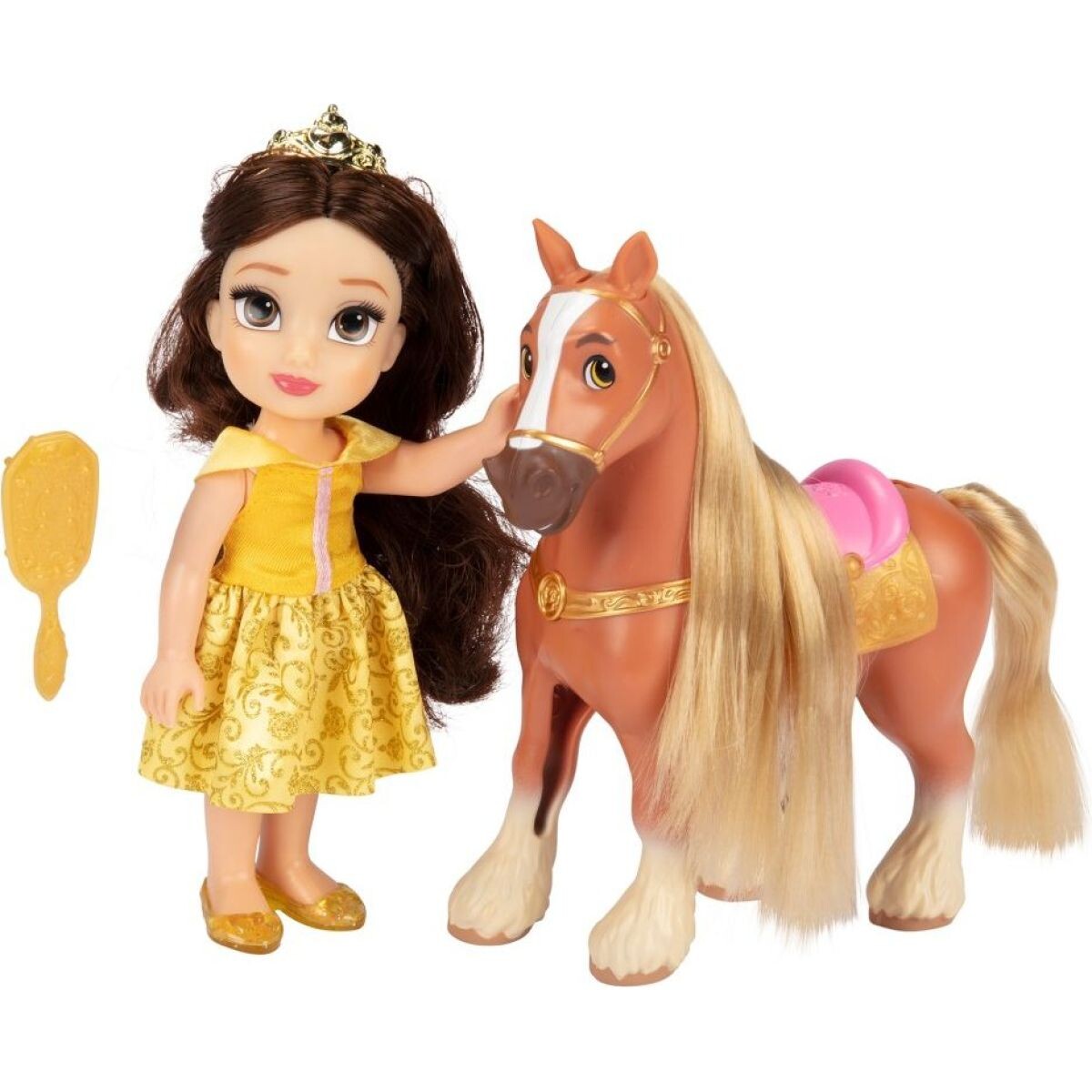 Jakks Bábika Disney Princezná Belle a koník Phillippe