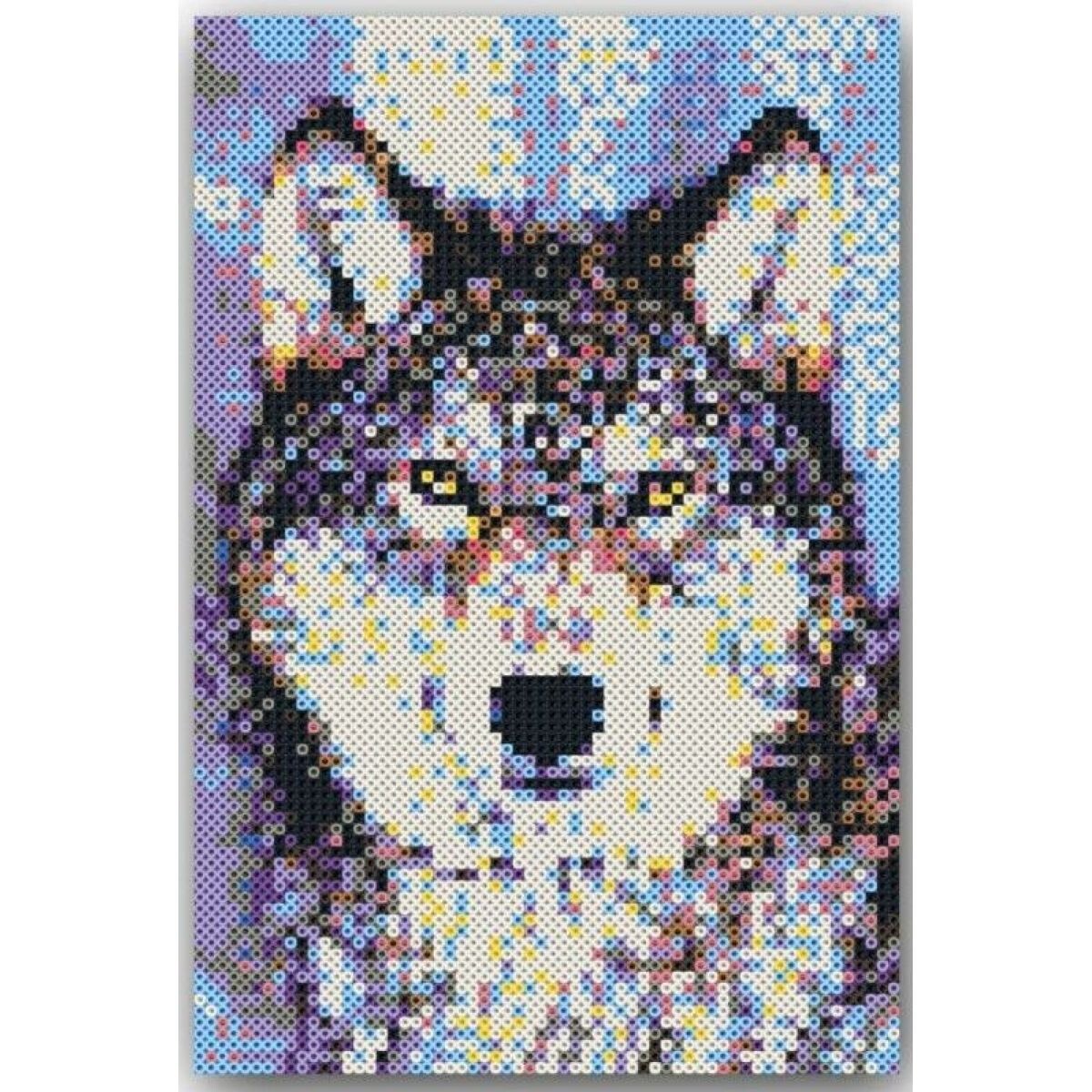 Kreatívna sada Beedz Art - Vlk 7000