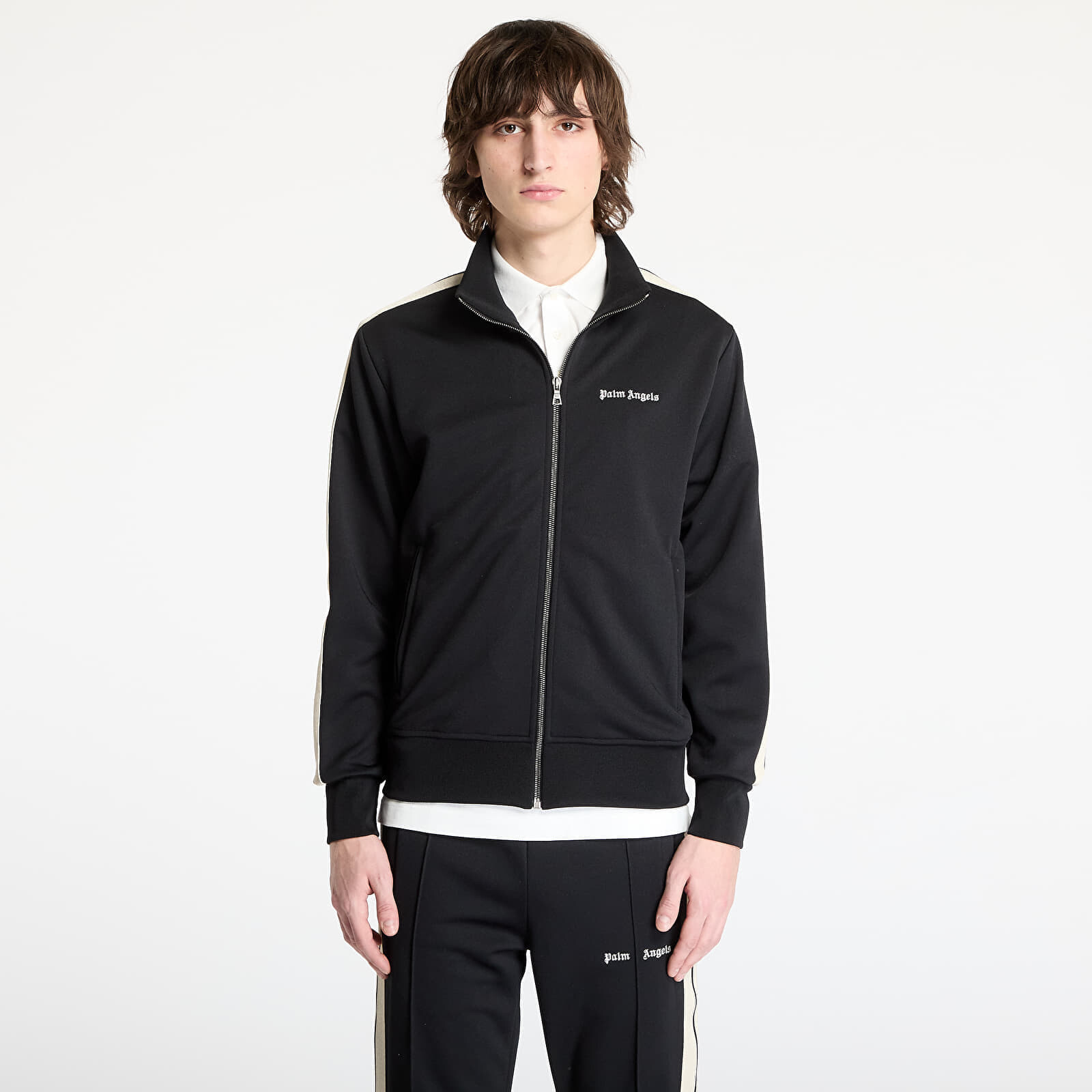 Mikina Palm Angels Classic Logo Track Jacket Black/ Off White XXL