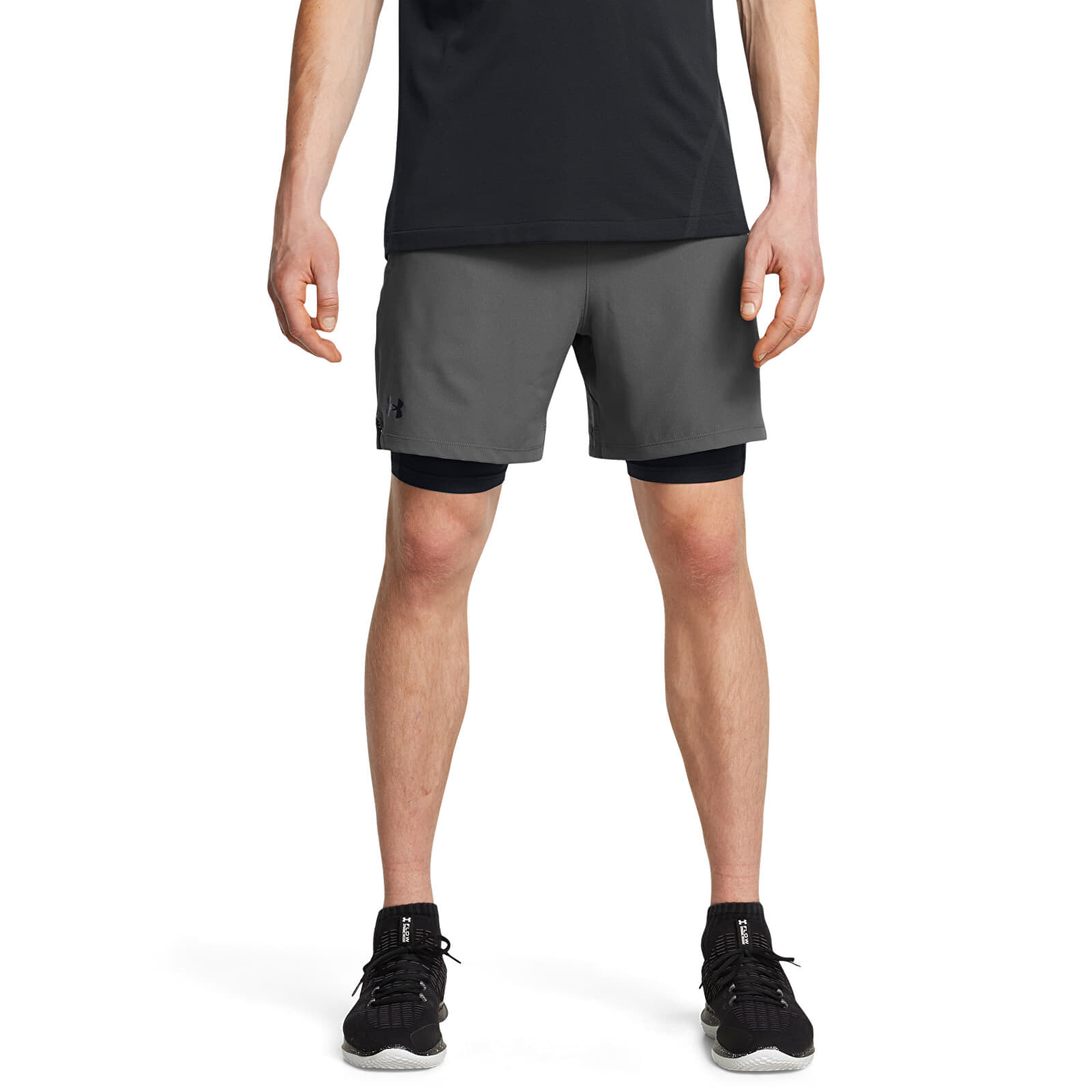 Šortky Under Armour Vanish Woven 2In1 Sts Gray S
