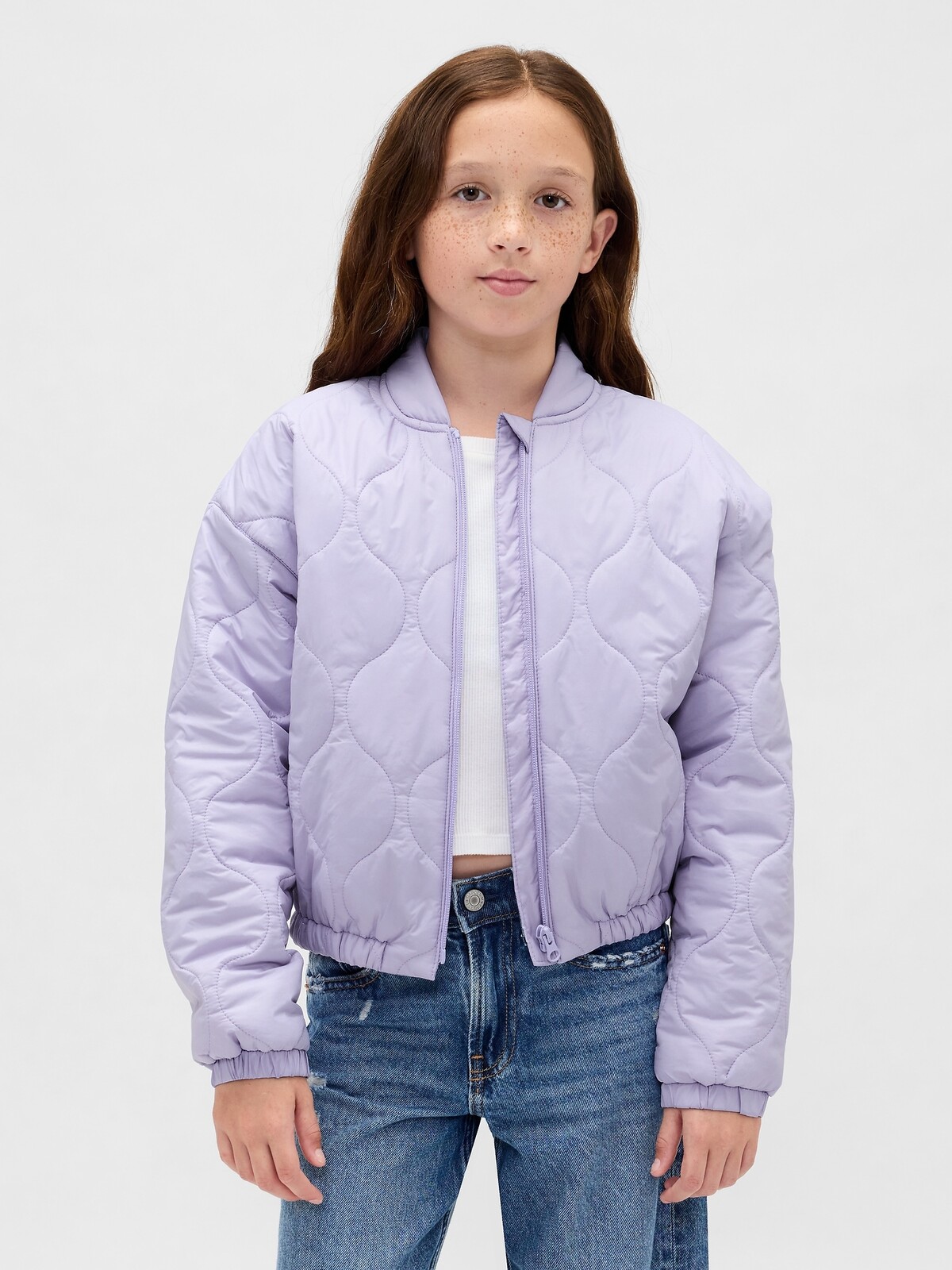 GAP Children's Quilted Waterproof Jacket PrimaLoft® - Girls