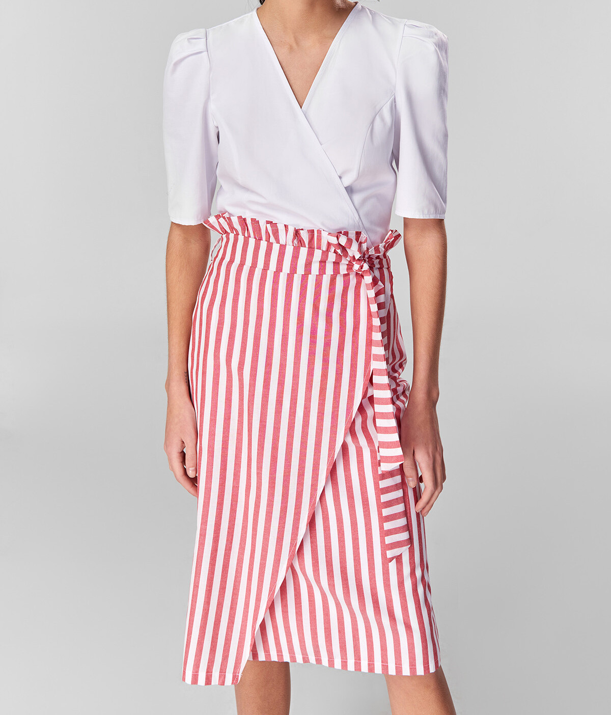 Dámska sukňa Trendyol Wrap Poplin